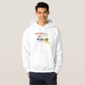 Oma mutige Krieger Krebs Pullover Hoodie (Vorne ganz)