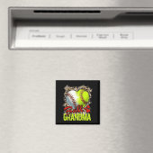 Oma Mütter Day Softball Grandma Baseball Gran Magnet (In Situ (Geschirrspüler))