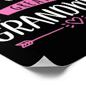 Oma Mütter Day World's größte Oma Design Poster (Ecke)
