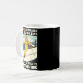 Oma Mutter geht immer noch Ski fahren in den Siebz Kaffeetasse (Vorderseite Links)