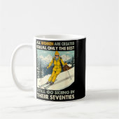 Oma Mutter geht immer noch Ski fahren in den Siebz Kaffeetasse (Links)