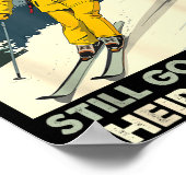 Oma Mutter geht immer noch Ski fahren in den Siebz Poster (Ecke)