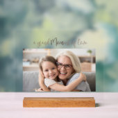 Oma Muttertags-Foto-AcrylgGeschenk Acrylschild (Neutral)