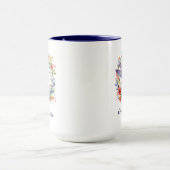Oma Name Tasse mit Kolibri Blumen Geschenk  (Zentrum)