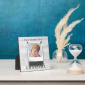 Oma Nana Erste Grandchild Fotovorlage Holz Fotoplatte (InSitu)