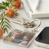 Oma Nana Mema Benutzerdefiniertes Foto Erstellen S Schlüsselanhänger (Vorderseite rechts)