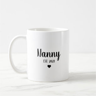 Oma-Nanny Schwangerschaftsankündigung Baby-Enthüll Kaffeetasse