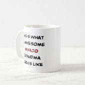 Oma navajo, phantastisch kaffeetasse (Vorderseite Links)