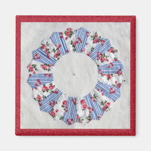 Oma Nellies Quilt - Block #3 Magnet
