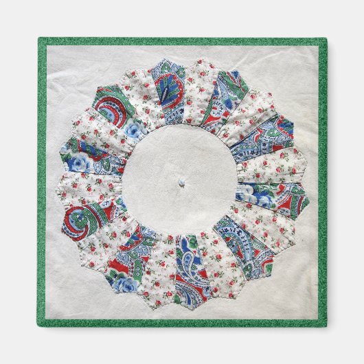 Oma Nellie's Quilt - Block #! Magnet (Vorne)