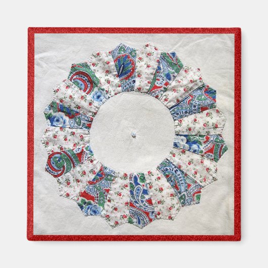 Oma Nellie's Quilt - Block Nr. 1 Magnet (Vorne)