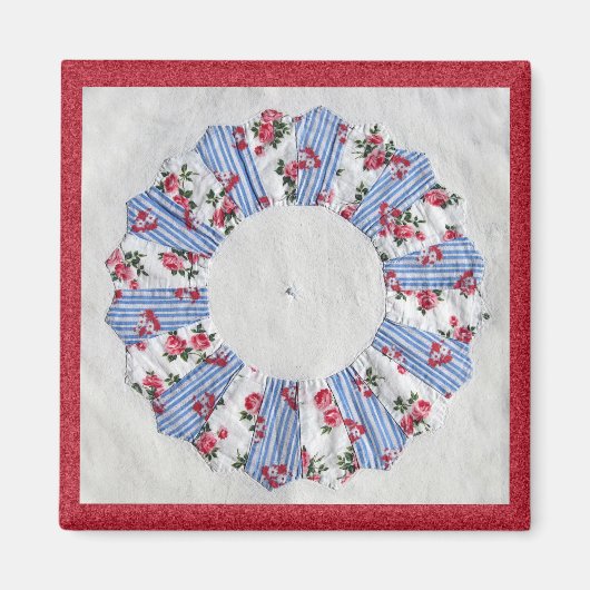 Oma Nellie's Quilt - Block Nr. 3 Magnet (Vorne)