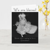 Oma neues Baby wir gesegnet sind Karte (Gelbe Blume)