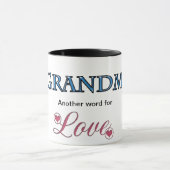 Oma noch ein Wort für Liebe Kaffee Tasse (Zentrum)
