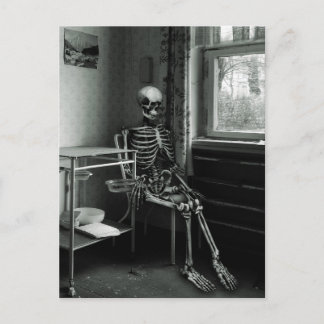 Oma Ō noch auf den Arzt Postkarte