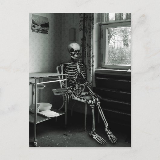 Oma Ō noch auf den Arzt Postkarte (Vorderseite)