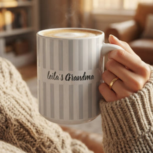 Oma oder Opa Moderne Schrift Mama Tante Benutzer Kaffeetasse
