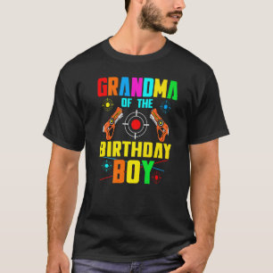 Oma of the Birthday Boy Lasertag Game Family P T-Shirt