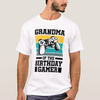Oma of the Birthday Gamer Video Games Conole G T-Shirt