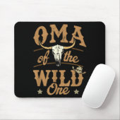 Oma Of The Wild One Cowboy Western Rodeo Party Mat Mousepad (Mit Mouse)