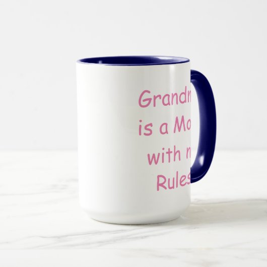 Oma Oma Coffee Tee Cup Tasse (VorderseiteRechts)