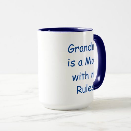 Oma Oma Coffee Tee Cup Tasse (VorderseiteRechts)