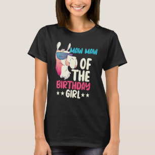 Oma Oma des Geburtstagsmädchen Lama Geburtstag Alp T-Shirt