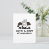 Oma Oma Niedlich Oma Postkarte (Stehend Vorderseite)