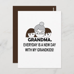 Oma Oma Niedlich Oma Postkarte