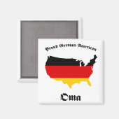 Oma - Oma - Oma - Großmutter Magnet (Vorderseite/Rückseite)