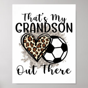 Oma Opa Fußball Lustig Das Ist Mein Enkelkind Da Poster