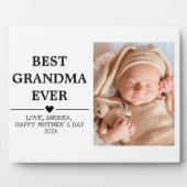 Oma, Opa, Großelterntag Fotoplatte (Vorderseite)