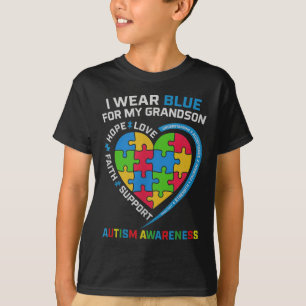 Oma Opa ich trage Blau für meinen Großvater T-Shirt