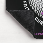 Oma Opa Lila Männer Großmutter Epilepsie Mousepad (Ecke)