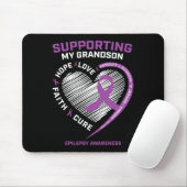 Oma Opa Lila Männer Großmutter Epilepsie Mousepad (Mit Mouse)