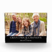 Oma Opa Name Foto Block (Vorderseite)