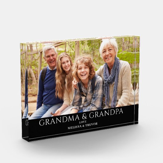 Oma Opa Name Foto Block (Links)
