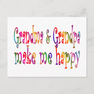 Oma & Opa Postkarte