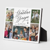 Oma & Opa Wir Liebe Sie FotoCollage Fotoplatte (Seite)