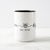 Oma & Opa  Zweifarbige Tasse (Mittel)