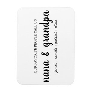 Oma & Opas Geschenk, Oma, Opa, Großeltern Magnet