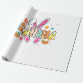 Oma Ostern Oma Kokette Hasenohren Eier Ba Geschenkpapier (Ungerollt)