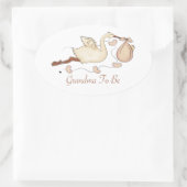 Oma Ovaler Aufkleber (Tasche)