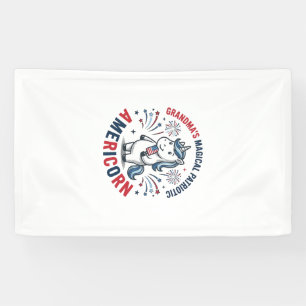 Oma patriotisches Americorn Einhorn-Shirt-Design_1 Banner