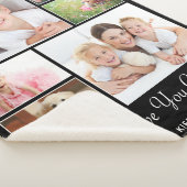 Oma Personalisiert Black Foto Sherpadecke (3/4)