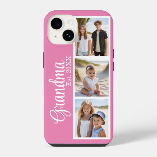Oma Personalisiert Foto iPhone Hülle (Rückseite)