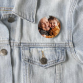 Oma Personalisierte Enkel Vollbild-Foto Button (Beispiel)