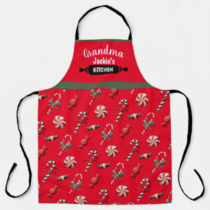 Oma Personalisierte Weihnachten Schürze