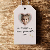 "Oma - Personalisiertes Foto "Little Star Geschenkanhänger