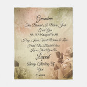 Oma Personalize Fleecedecke (Vorderseite)
